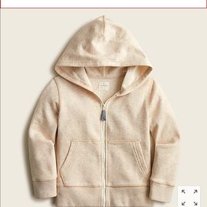 NWT J.crew Crewcuts Kids Terry Full Zip Hoodie